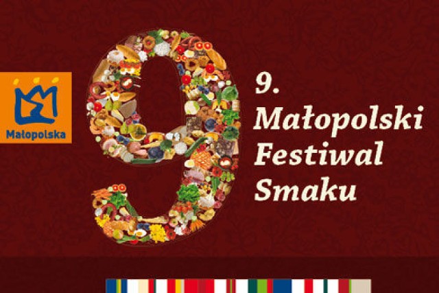 Plakat IX Małopolskiego Festiwalu Smaku.