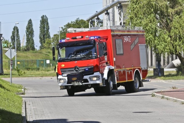 W piątek 26 maja zielonogórscy strażacy ćwiczyli podczas symulowanego pożaru w zielonogórskiej elektrociepłowni.