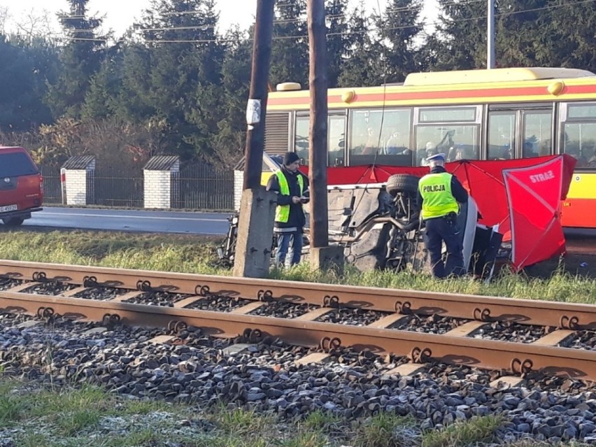 Śmiertelny wypadek na przejeździe kolejowym pod Grudziądzem