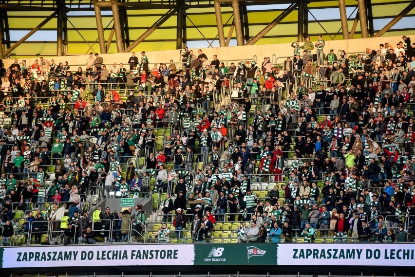 Kibice na meczu Lechia Gdańsk - Legia Warszawa