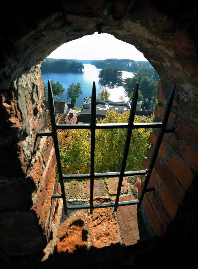 Panorama Łagowa widziana z wieży zamkowej