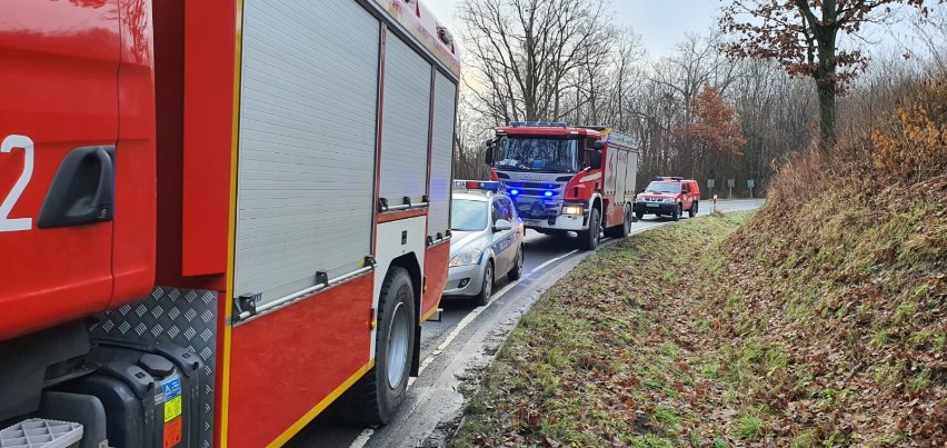 W Słupskim Młynie pod Grudziądzem dachował samochód osobowy