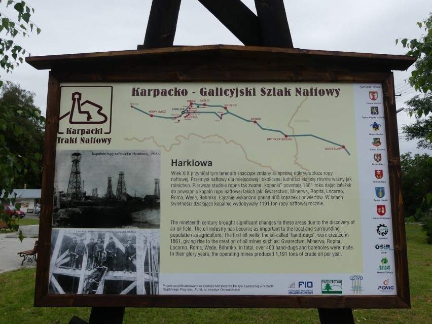 Harklowa na Karpacko - Galicyjskim Szlaku Naftowym