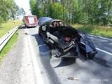 Tragiczny wypadek na DK 25 w pobliżu Gwieździna (powiat człuchowski) - nie żyje 89-letni kierowca