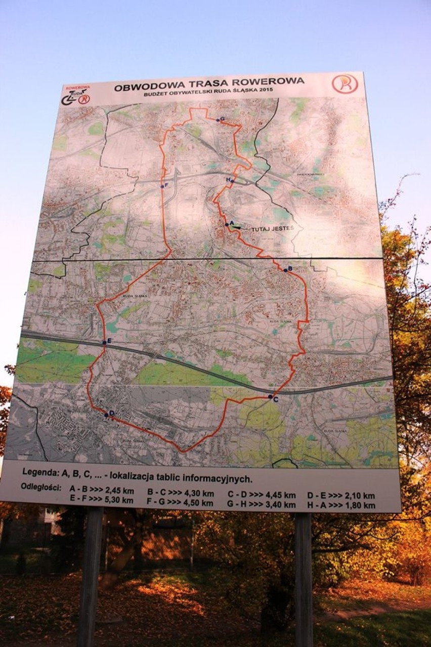 Obwodowa trasa rowerowa w Rudzie Śląskiej