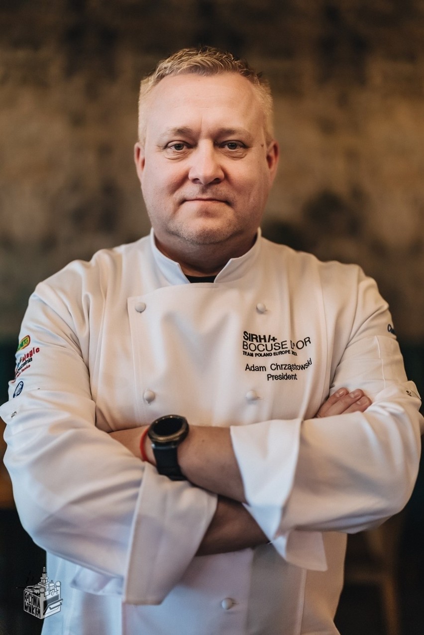 Na fotografii Adam Chrzastowski, Head Chef Akademii Bocuse...