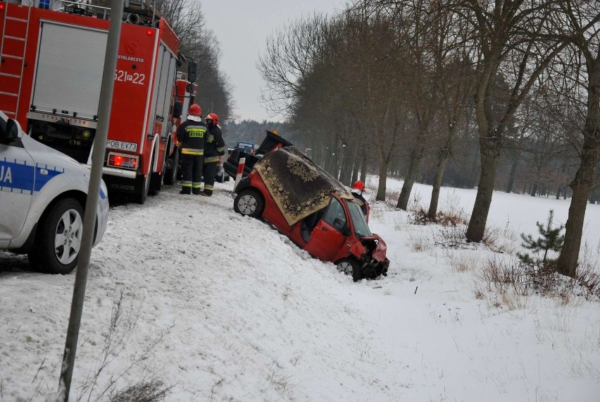 Śmiertelny wypadek pod Dąbrówką Leśną [ZDJĘCIA]