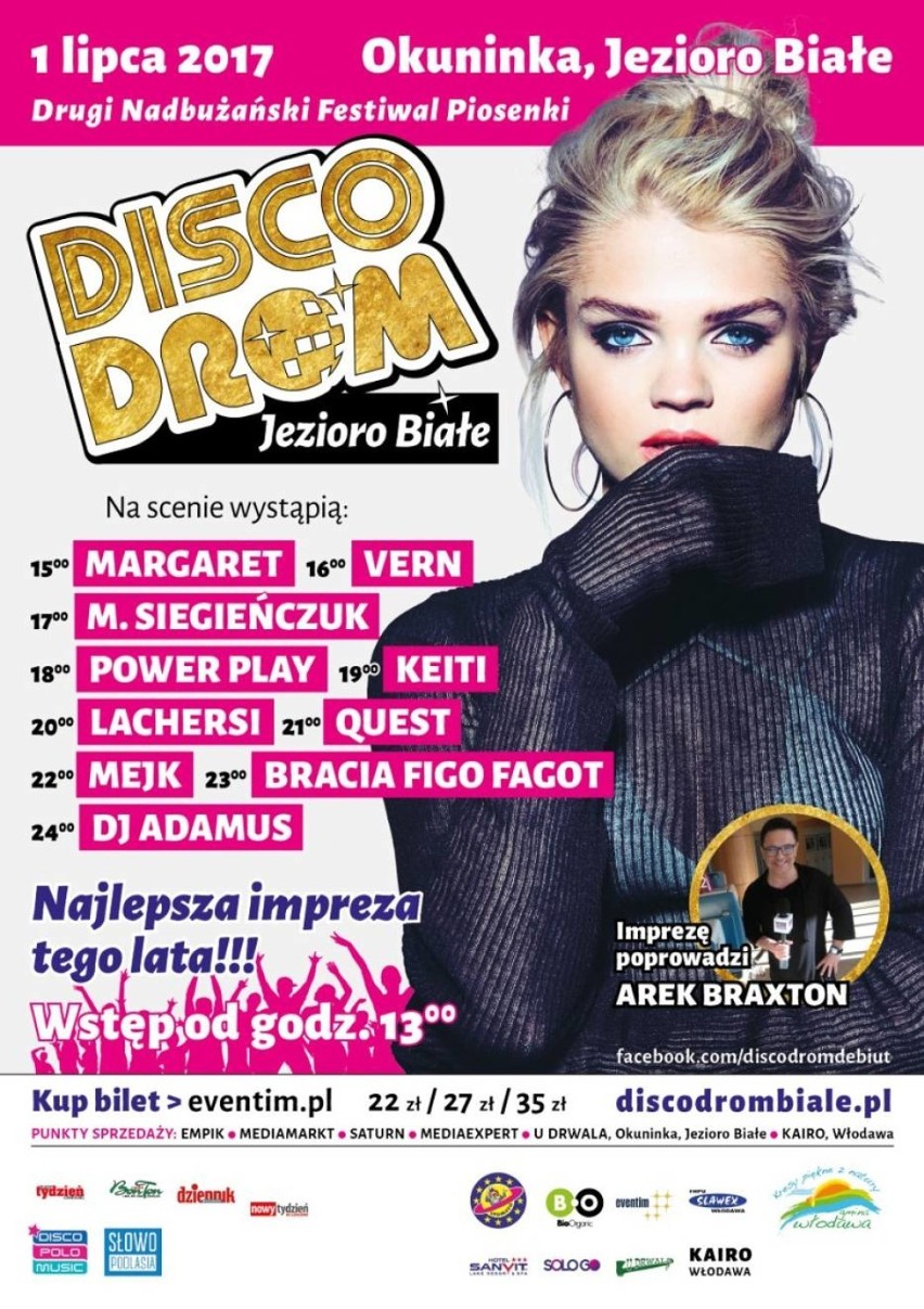 Drugi Nadbużański Festiwal Piosenki DISCODROM Jezioro Białe...