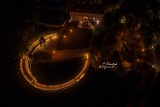 Szczecinek z lotu drona. Zdjęcia miasta nocną porą [zdjęcia]