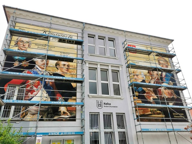 Murale w Kaliszu. Obecnie powstają aż trzy nowe malowidła
