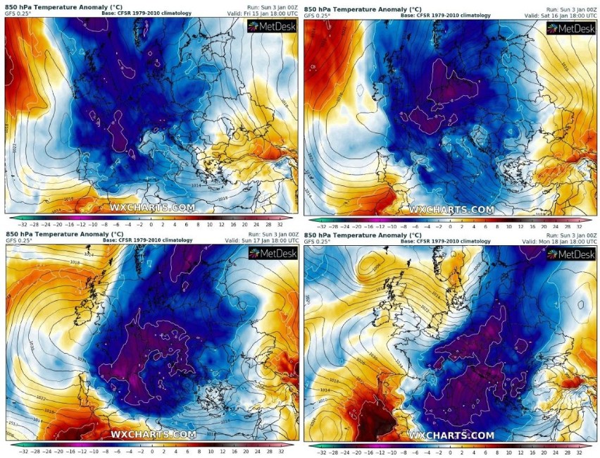 Serwis pogodowy mkweather.com zapowiada nadejście nad Europę...