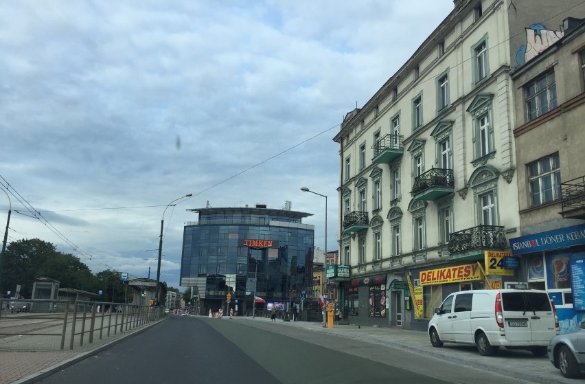 Buspasy na ul. 3 Maja w Sosnowcu