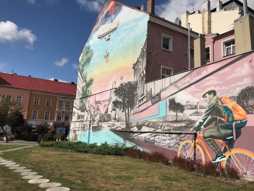 Mural na pl. Wyzwolenia w Nowej Soli