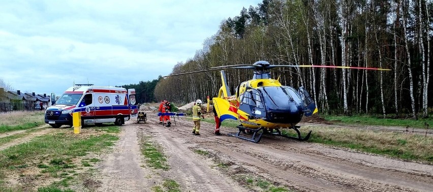 Według relacji świadków doszło do eksplozji. W Zielonej Górze Suchej spalił się bus. Jedna osoba została poszkodowana