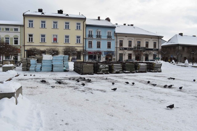 Będą budować lodowisko na nowotarskim Rynku