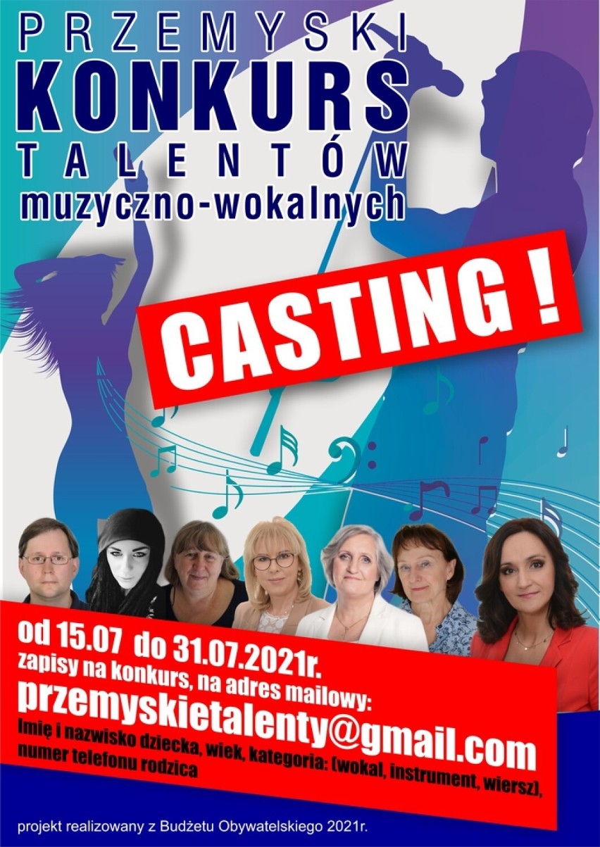 15 lipca rusza Przemyski Konkurs Talentów muzyczno-wokalnych skierowany do dzieci i młodzieży