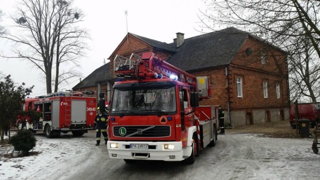 Pożar w Chodybkach. Mieszkańcy musieli przenieść się do innego lokum