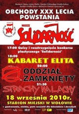 Wołów: Dziś koncert z okazji XXX-lecia powstania Solidarności