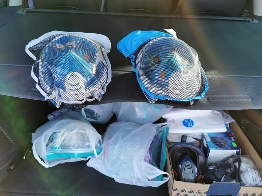 Wparcie dla pogotowia w Chodzieży: Nie tylko namiot ale też maski dla ratowników [ZDJĘCIA]