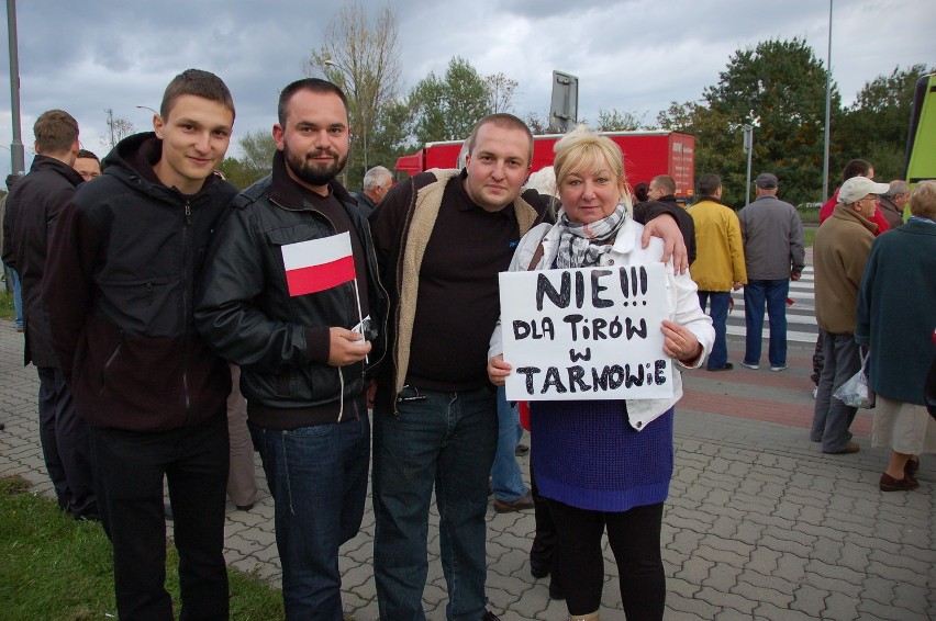 Blokada na al. Jana Pawła II w Tarnowie