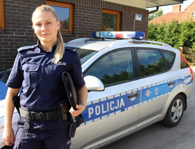 Starszy posterunkowy Paulina Olechno opowiada o służbie w policji.