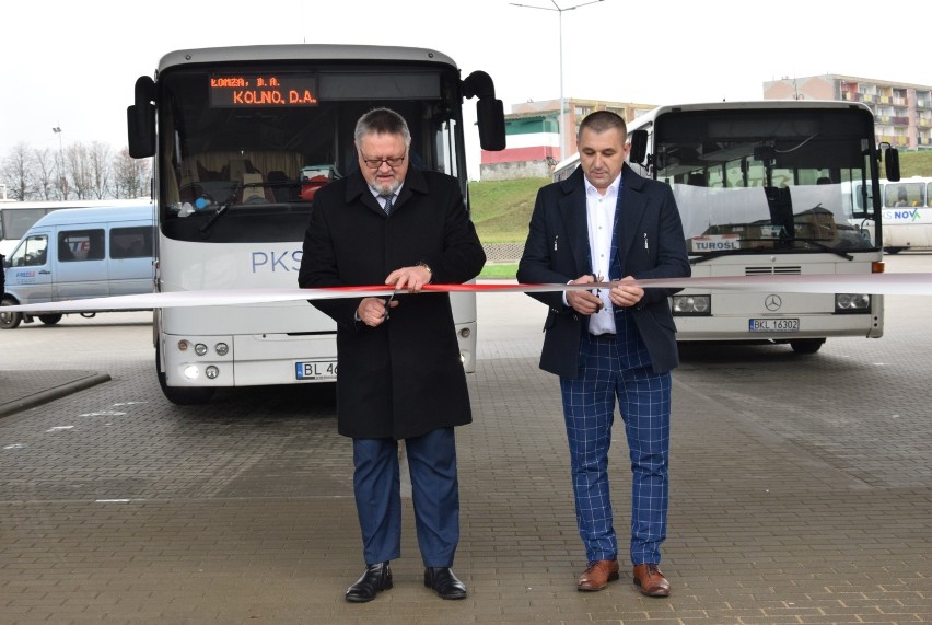 Dworzec autobusowy w Kolnie oficjalnie otwarty. Robi...