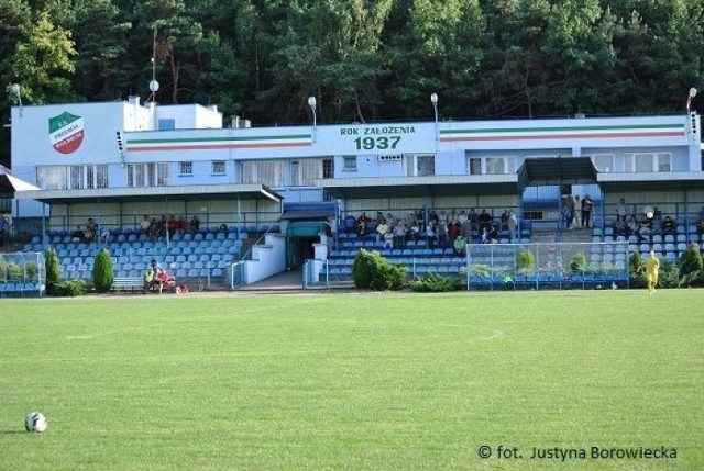 Stadion Przeboju Wolbrom. Fot. Justyna Borowiecka