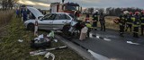 Wypadek na trasie Trzebnice-Lubin