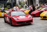 Ferrari Corsa Baltica 2016. Kilkadziesiąt super-samochodów w centrum Warszawy [ZDJĘCIA]