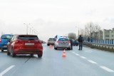 Wypadek w Katowicach na DK86. Dwa pasy w stronę Sosnowca są zablokowane