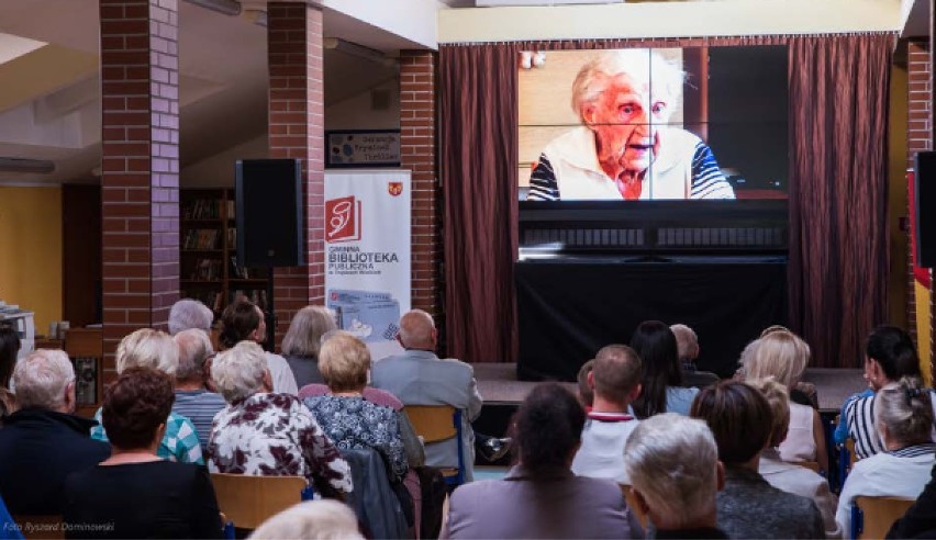 Pokaz filmów "Ostatni mówią w Trąbkach Wielkich" w 2018 r.