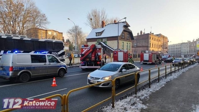 Na ul. Katowickiej w Chorzowie doszło do zdarzenia drogowego z udziałem dwóch pojazdów.