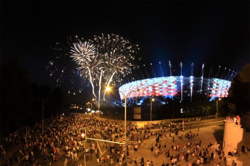 Iluminacja Stadionu Narodowego