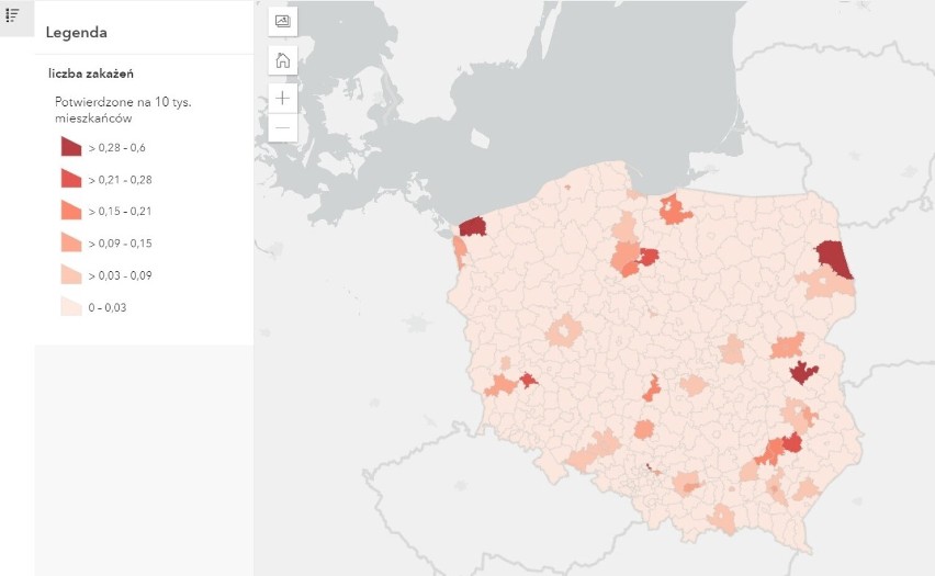 Niedziela 25 lipca 2021 r. przyniosła dalszy spadek zakażeń...