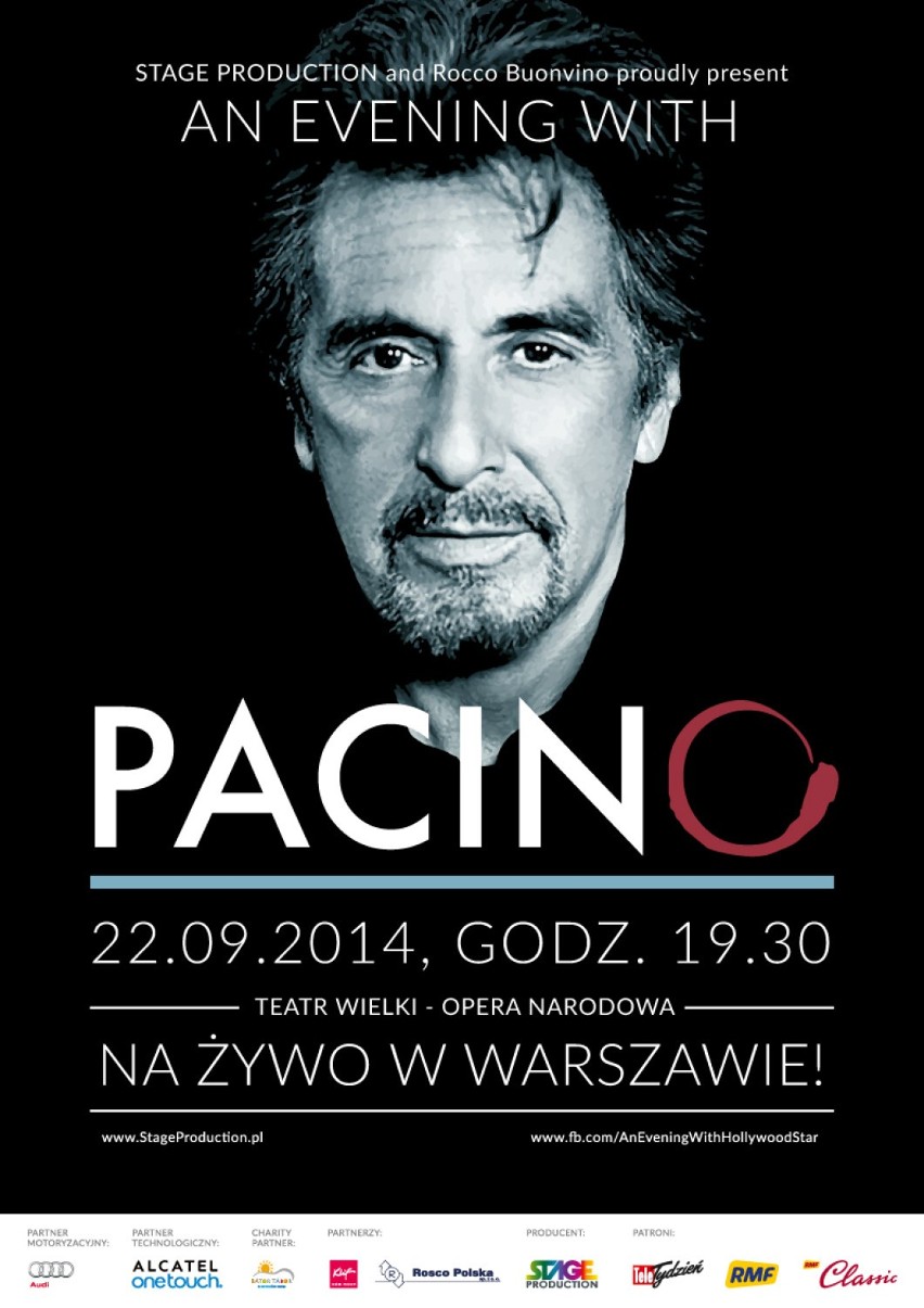 Al Pacino w Warszawie.