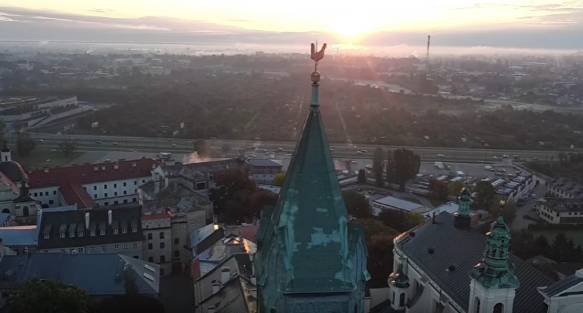 Lublin od świtu do zmierzchu na wideo z drona 