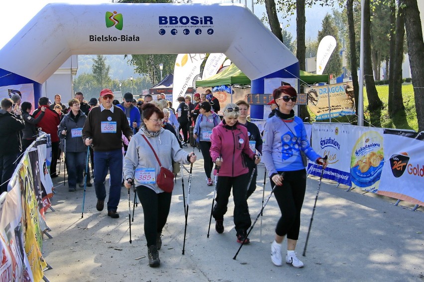 Marsz Nordic Walking w Bielsko-Białej