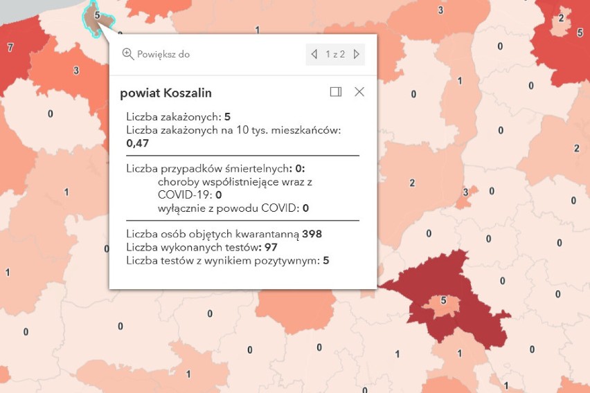 Zachodniopomorskie - koronawirus - 25.09.2021