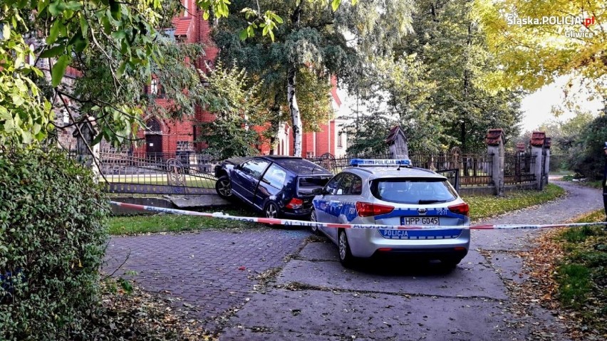 Policyjny pościg w Gliwicach, zakończył się... na kościelnym ogrodzeniu. 40-latek długo nie wyjdzie z więzienia 