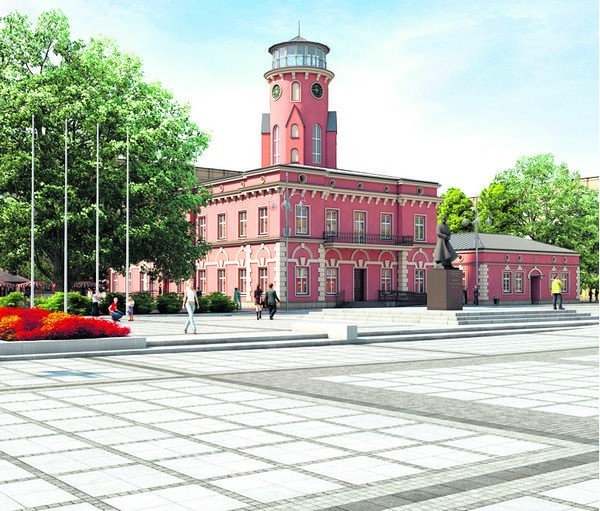 Tak plac został zaprojektowany przez architektów