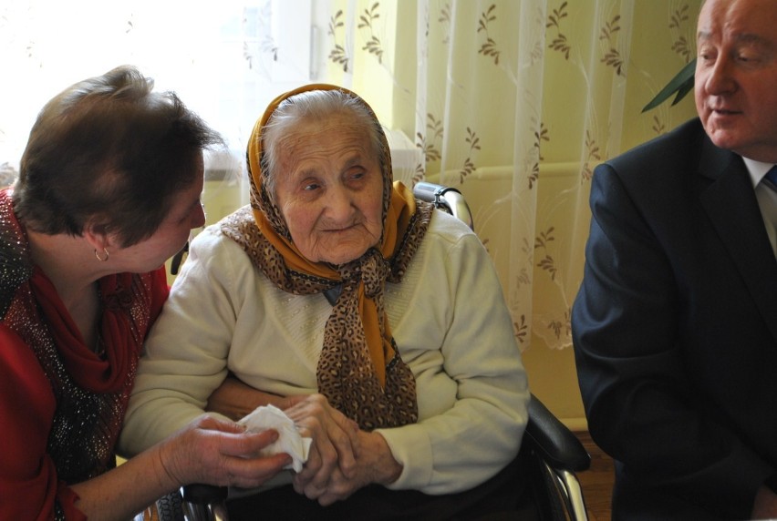 101-latka w Bluszczowie koło Wodzisławia