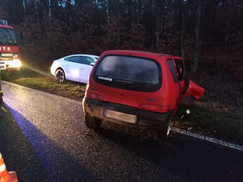 Kierujący audi A5 jechał w kierunku Nowin Wielkich. Zaczął...