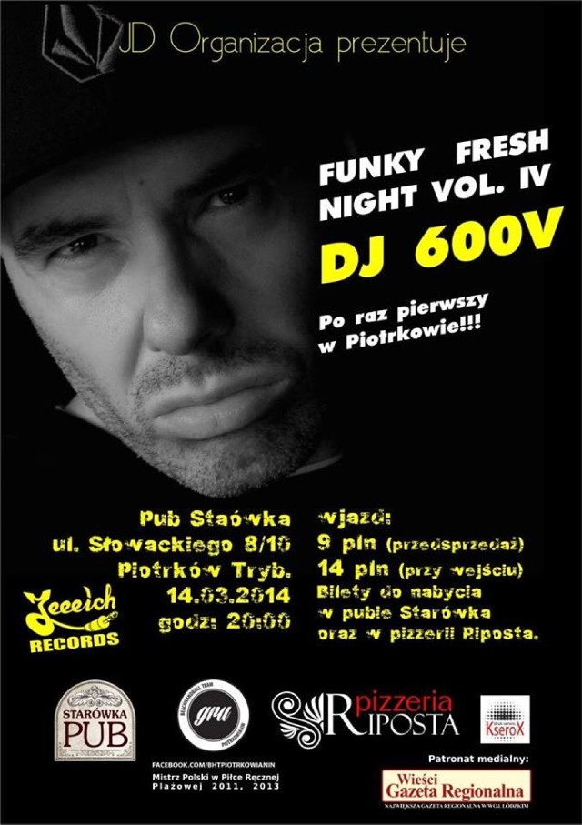 Fynku Fresh Night w Starówce, zagra Dj 600 Volt