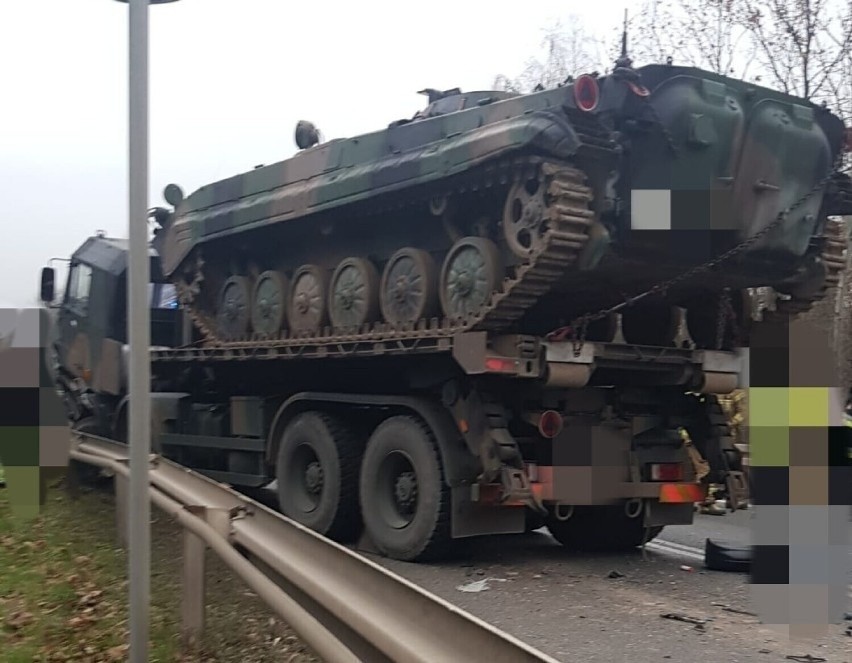 Wypadek transportu wojskowego z opolskiej 10 Brygady...