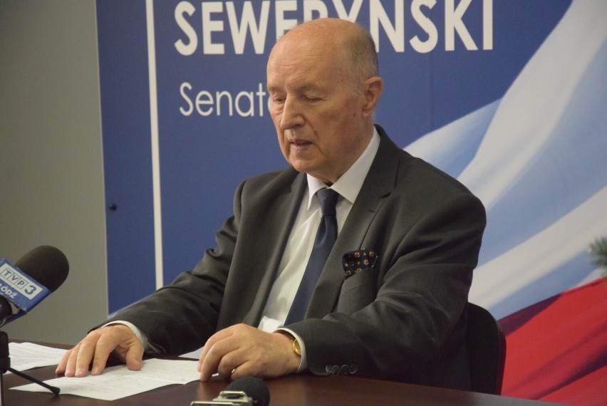 Senator RP Michał Seweryński o emeryturach w Sieradzu