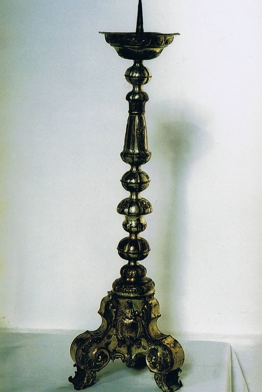 Barokowy lichtarz z końca XVIII wieku