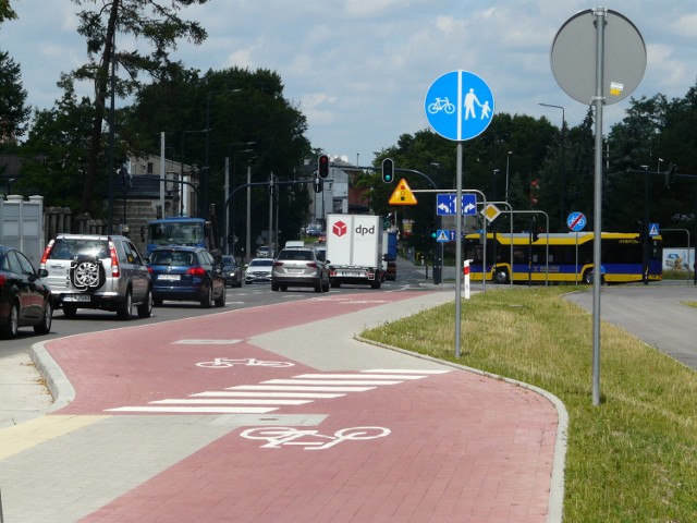 Droga rowerowa w ubiegłym roku powstała wzdłuż ulicy Kilińskiego i Jutrzkowickiej w Pabianicach