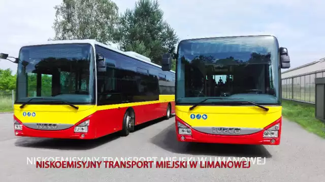 Ekologiczne autobusy Iveco Crossway, które trafią do Limanowej