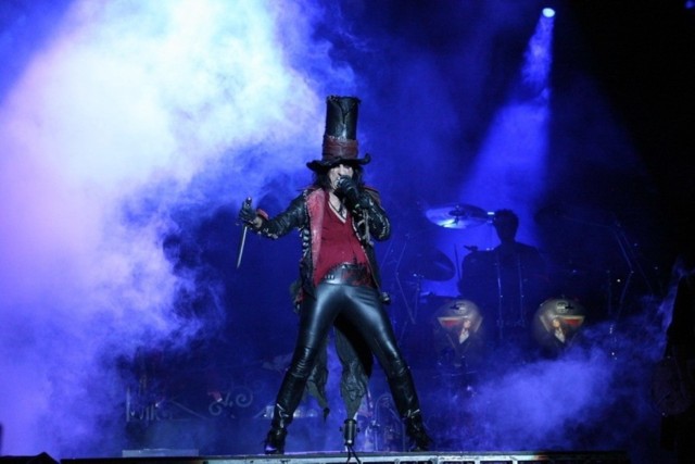 Alice Cooper na koncercie w Dolinie Charlotty w sierpniu 2013 roku.