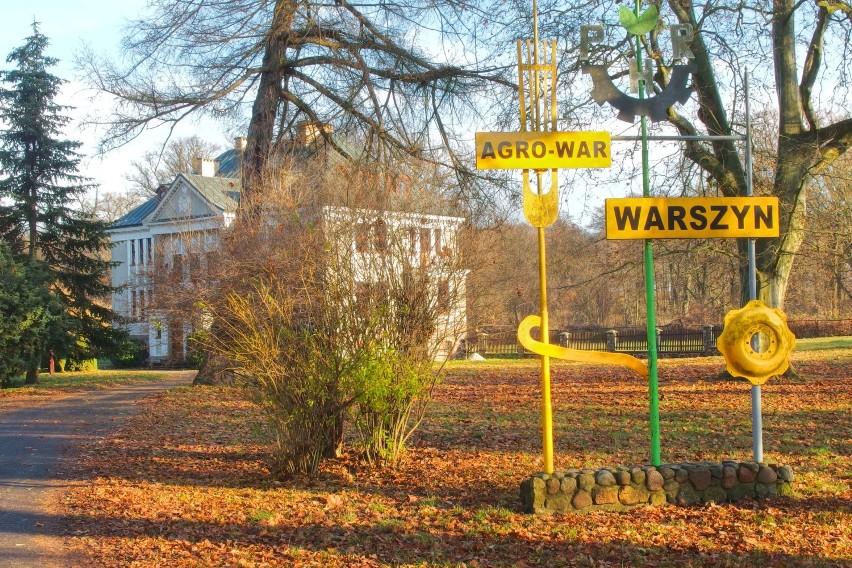 Park pałacowyw Warszynie